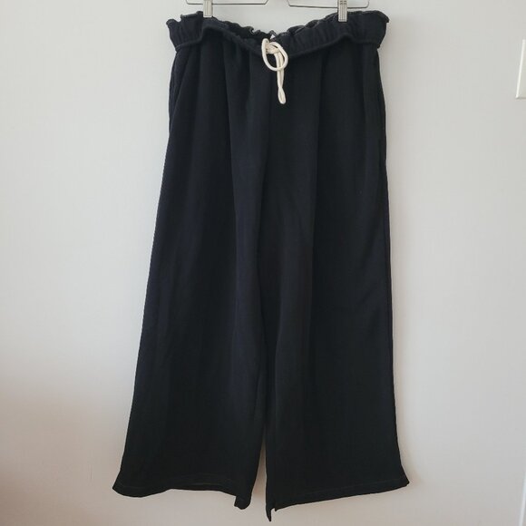 "Out From Under" (Urban Outfitters) Black Jogging/Lounge Barrel Leg Pants-XL - Picture 1 of 8
